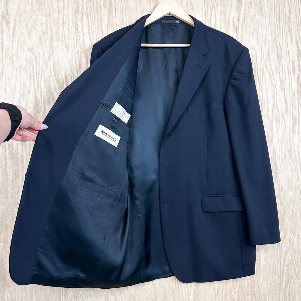 Emanuel Ungaro Wool Blazer Suit Jacket